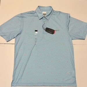Greg Norman Patterned Shirt NWT size M